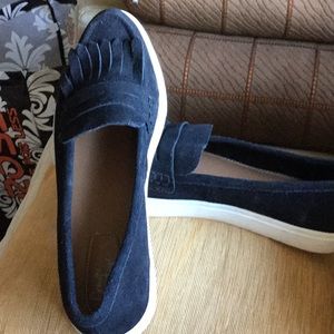 Suede leather  loafers shoes 👟 👟 .